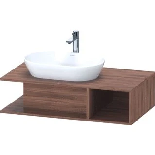 Afbeelding van Duravit D Neo wastafelonderkast 100x26x55cm Noten Mat