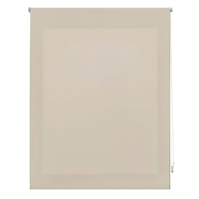 Afbeelding van INTERBLIND premium rolgordijn, lichtdoorlatend, glad, 140 x 175 cm (breedte hoogte), stofmaat 137 170 cm, ivoorkleurig, rolgordijn