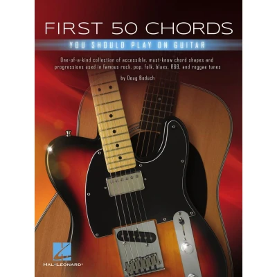Afbeelding van Hal Leonard First 50 Chords You Should Play on Guitar One of a kind collection
