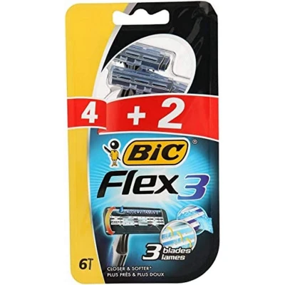 Afbeelding van Handmatig scheermesje Bic 009219 Zwart (4 Stuks) (6 uds)