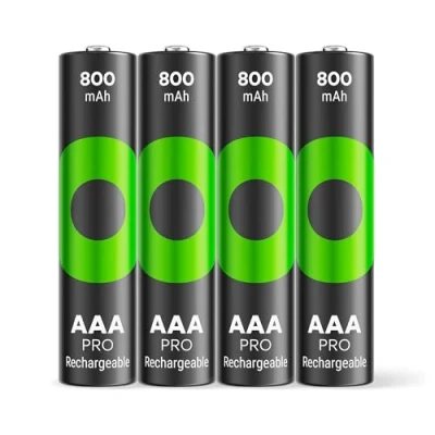 Afbeelding van GP Batteries ReCyko Pro Oplaadbare AAA batterij (potlood) NiMH 800 mAh 1.2 V 4 stuk(s)