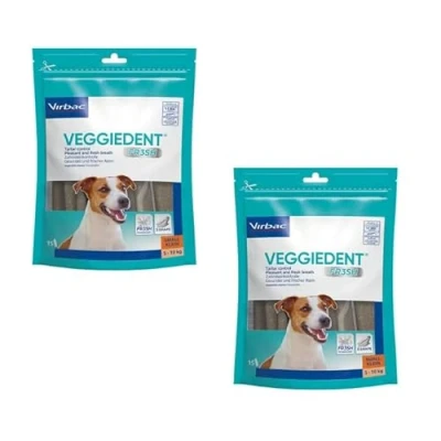 Afbeelding van VeggieDent FR3SH Kauwstrips 5 tot 10 kg 15 st.
