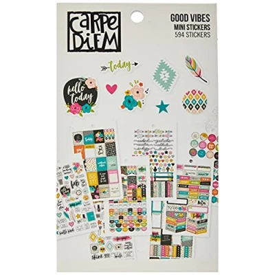 Afbeelding van Simple Stories Carpe Diem Good Vibes Mini stickers, papier, meerkleurig, 17,1 x 10,2 0,4 cm