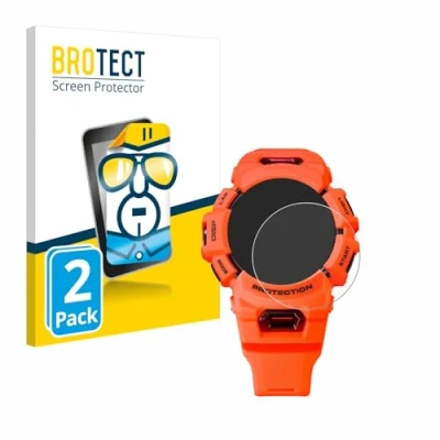 Afbeelding van BROTECT (2 Stuks) Schermbeschermer voor Casio G Shock GBA 900 Screen Protector Transparant