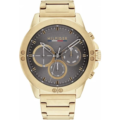Afbeelding van Tommy Hilfiger TH1791891 Harley horloge herenhorloge Goudkleur