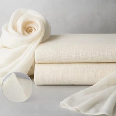 Afbeelding van PACKARDI Kaasdoek, set van 2 mousseline doeken om te koken, 50 x cm, Grade 90+, herbruikbare en wasbare kaasdoeken persen, 100% ongebleekt, puur katoen, pluisvrije kaasdoek