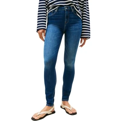 Afbeelding van Tommy Hilfiger DNM FLO Wide Leg HW WW0WW45675 Andere Jeans, Denim (Flo), 24W/32L, 24W / 32L
