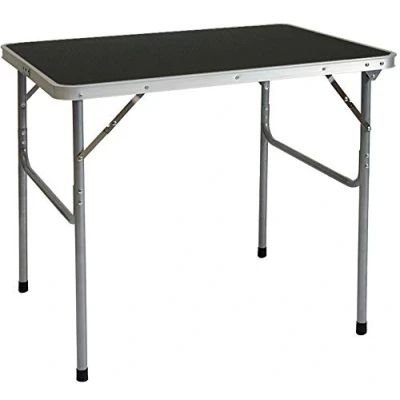 Afbeelding van Alu Campingtafel 80x60cm inklapbbar Kampeertafel Picknicktafel licht Vouwtafel Klaptafel Antr...