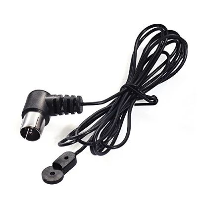 Afbeelding van Eightwood FM antenne voor HiFi Dipoolantenne 75ohm Unbal F Adapter Signaal radioantenne Compatibel Yamaha JVC Sony Bose Sherwood Pioneer Oenon Panasonic Onkyo Audio