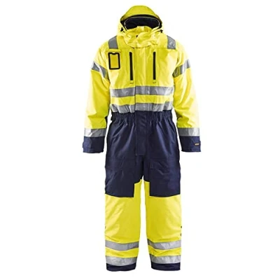 Afbeelding van Blaklader Winteroverall High Vis 6763 1977 Geel/Marineblauw C54
