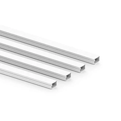 Afbeelding van Habengut clip kabelgoot (met schuimtape) 7x12 mm van PVC, kleur: wit, lengte 4 m (4 x 1 lengte)