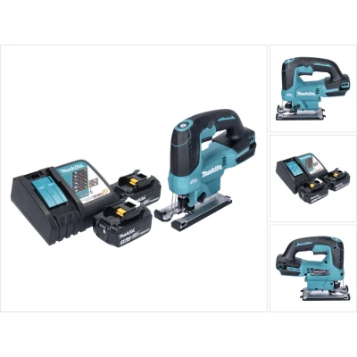 Afbeelding van Makita DJV 184 RF accu pendeldecoupeerzaag 18 V borstelloos + 2x oplaadbare 3.0 Ah lader