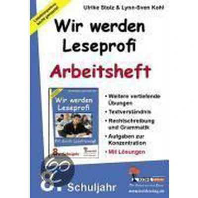 Afbeelding van Wir werden Leseprofi Fit durch Lesetraining! / Arbeitsheft 8. Schuljahr