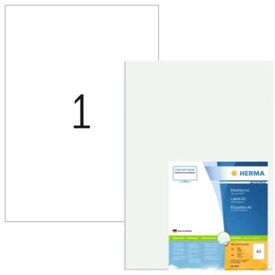 Afbeelding van Etiket HERMA 8692 A3 420X297mm 100st