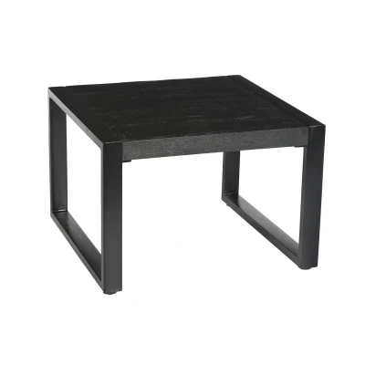 Afbeelding van Livingfurn Norris salontafel 60 cm zwart Hout