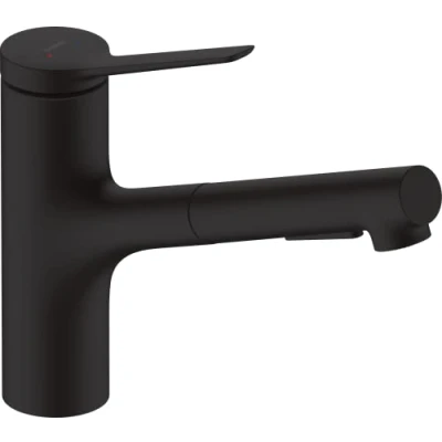 Afbeelding van Hansgrohe hg kitchen mixer 150 zesis m33 metal pull out spray pro 2jet sbox mb 74821670