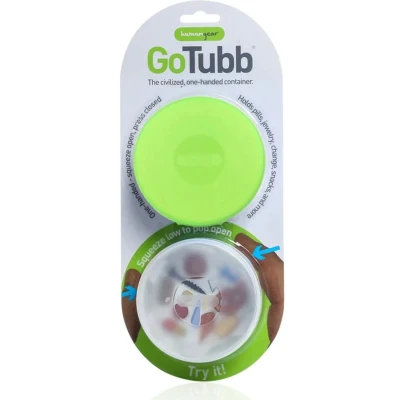 Afbeelding van Human Gear GoTubb 2 Pack Large Opbergdoosjes Clear/Green