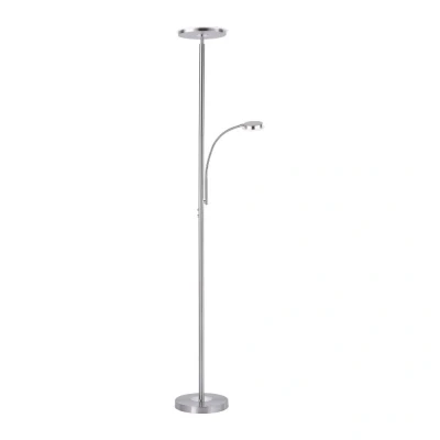 Afbeelding van Just Light Design leeslamp Hans Round grijs 11709 55