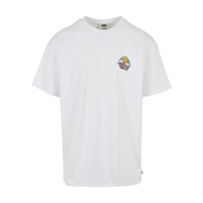 Afbeelding van Urban Classics Cloudy TEE Tshirt print, Heren, Maat: XXL, White