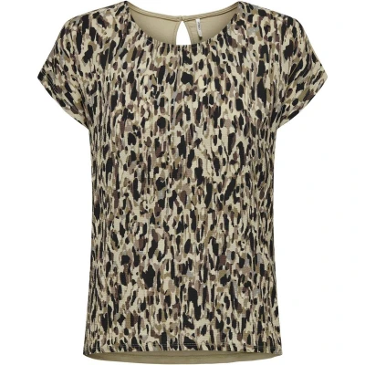 Afbeelding van ONLY ONLVIGGA S/S AOP Top BOX JRS Dames Maat S