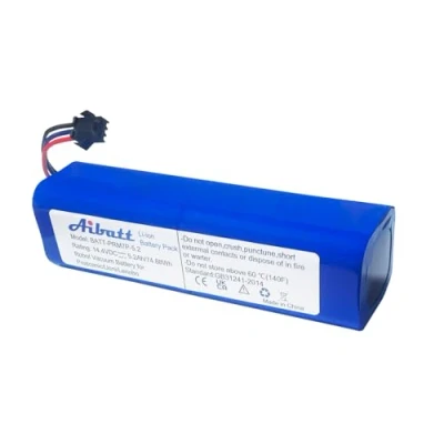 Afbeelding van Aibatt 5200 mAh Li ion batterij, reservebatterij voor Proscenic M7 Pro, M8 Max, LDS U6, accu Lenovo LR1, Xiaomi S9, Viomi D800, UONI V980 Plus Robot Vacuum (14,4 V/74,88