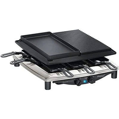 Afbeelding van Steba RC4Plus 3 in 1 Gourmet Steengrill bakplaat grill 8 personen PFAS VRIJ