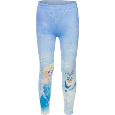 Afbeelding van Frozen legging Elsa Olaf blauw Mt 92 98