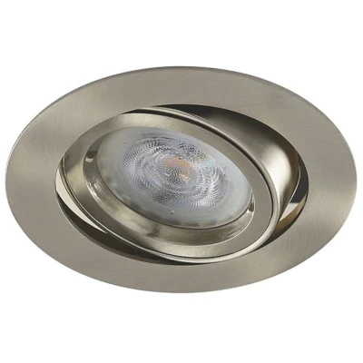 Afbeelding van LED inbouwspot Jonah Rond RVS Look Warm Wit Dimbaar 5W Philips