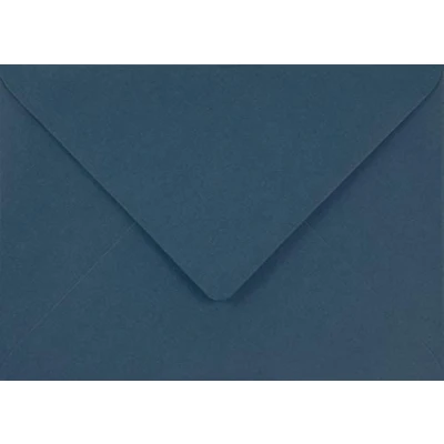 Afbeelding van Netuno 100 blauwe enveloppen B6 125 x 175 mm 115g Sirio Color Blue puntklep gekleurde voor brieven wenskaarten uitnodigingskaarten bruiloften verjaardagen Kerstmis cadeau envelop