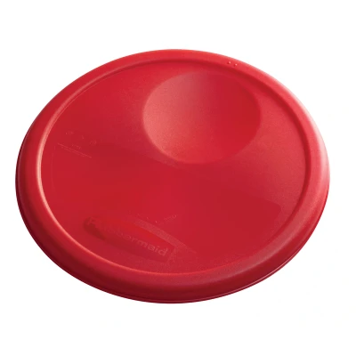 Afbeelding van Deksel voor ronde container 5,7/7,6 ltr Rauw Vlees, Rubbermaid, model: VB 232394, 12 stuks per verpakking, rood