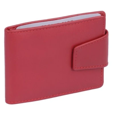 Afbeelding van ID kaarthouder LEAS, Echt Leer, rood &#039;&#039;LEAS Card Collection&#039;&#039;