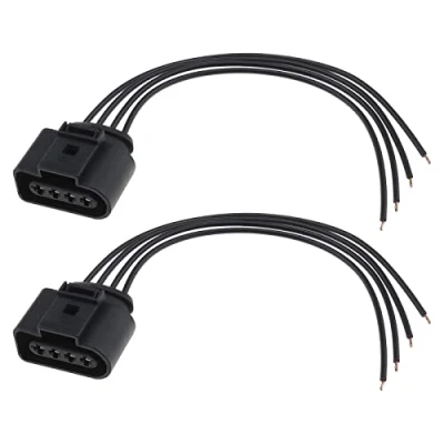 Afbeelding van ECSiNG 2 STKS Auto 4 Pin Bobine Connector Plug Kabelboom 1J0973724 Compatibel met Audi Skoda Automotive Onderdelen