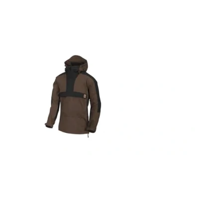 Afbeelding van Helikon Tex Woodsman Anorak Jas voor heren, Aarde Bruin/Zwart B, XXL