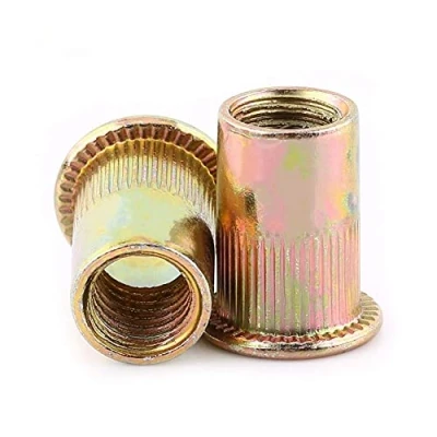 Afbeelding van Klinkmoeren, assortiment, koolstofstaal, plat, metrisch, schroefdraad, klinkmoer, moeren, bevestiging M3 / M4 M5 M6 M8 M10 M12 (M10, 20 stuks)
