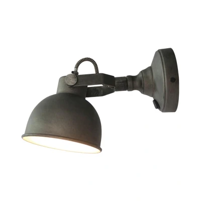 Afbeelding van LABEL51 Bow wandlamp 14 cm grijs Metaal