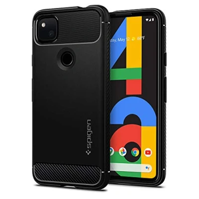 Afbeelding van Spigen Rugged Armor Case Google Pixel 4a (Black) ACS01015