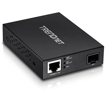 Afbeelding van Trendnet TFC PGSFP netwerk media converter 2000 Mbit/s Zwart