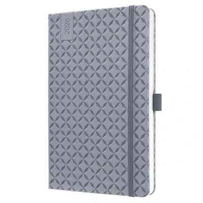 Afbeelding van Sigel weekagenda Flair 2026 formaat A5 Glacier Grey hardcover SI J6121