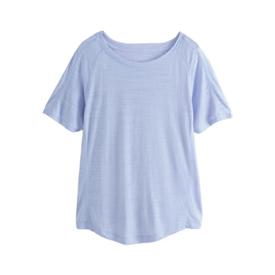 Afbeelding van Next Short Sleeve Regular FIT Tshirt basic, Dames, Maat: Small, Pale blue