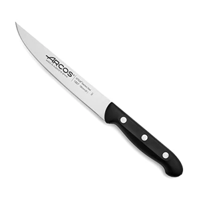 Afbeelding van Arcos 150700 serie Maitre keukenmes lemmet nitrum roestvrij staal 150 mm handgreep polypropyleen kleur zwart