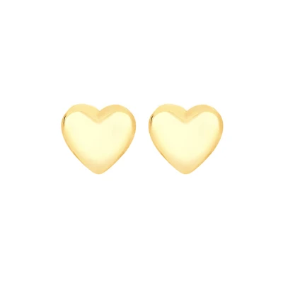 Afbeelding van Elli Hearts Statement Oorbellen goldcoloured, Dames, Maat: One Size, Gold coloured