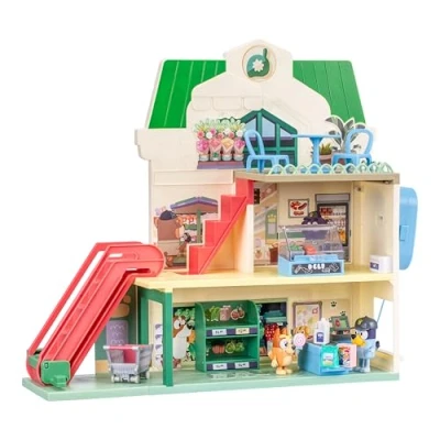 Afbeelding van Bluey supermarkt speelset licht &amp; geluid + figuren