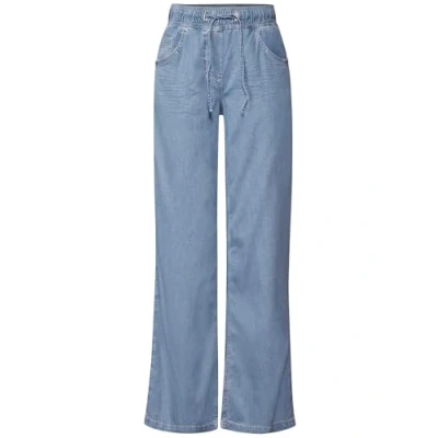 Afbeelding van Cecil Wide leg, Dames, Maat: XXLx30, Blau