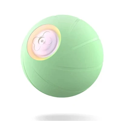 Afbeelding van Cheerble Wicked Ball PE, 3 interactiemodi, interactief hondenspeelgoed, bal, zelfrollende bal hond met ledverlichting, DC oplaadbaar, grappig verjaardagscadeau voor grote honden, groen