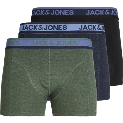 Afbeelding van JACK&amp;JONES ADDITIONALS JACCARLOS TRUNKS 3 PACK Heren Onderbroek Maat XL