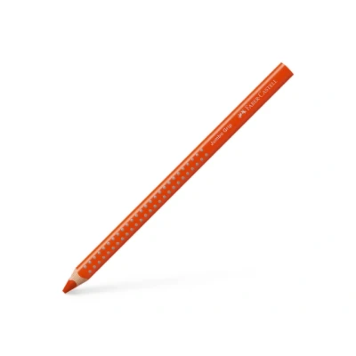 Afbeelding van 12x Kleurpotlood Faber Castell Jumbo GRIP 15 cadmiumoranje donker