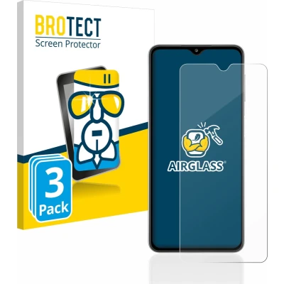 Afbeelding van BROTECT Screenprotector voor Samsung Galaxy A32 5G Folie Beschermfolie Beschermglas transparant (3 Stuks)