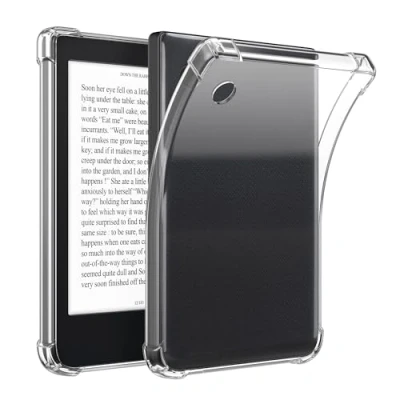 Afbeelding van kwmobile ereader case geschikt voor Kobo Clara BW / Colour hoesje e reader cover TPU beschermhoes In transparant