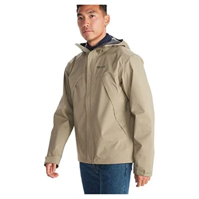 Afbeelding van Marmot PreCip Eco Pro Jacket, Waterdicht regenjack, winddichte regenjas, ademend; opvouwbaar hardshell windjack, ideaal voor wandel en trektochten, Heren, Vetiver, M