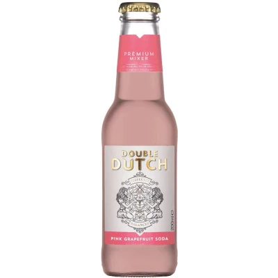 Afbeelding van Double Dutch Pink Grapefruit Soda 24 x 20 cl